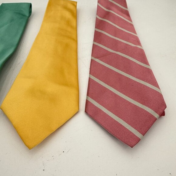 Lot Of 4 Vintage Polo Ralph Lauren Made in USA 100% Silk Neck Ties Men’s Tie - Picture 2 of 9